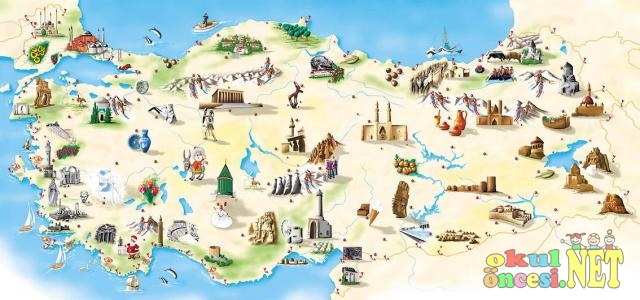Turkiye Turizm Haritasi Okul Oncesi Okul Oncesi Etkinlikleri